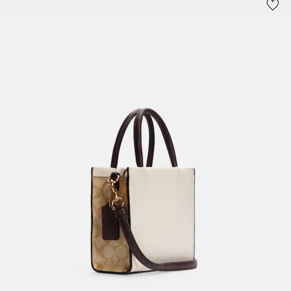 BRAND NEW WITH TAGS Mini Cally Crossbody In Colorblock Signature Canvas - Picture 3 of 6